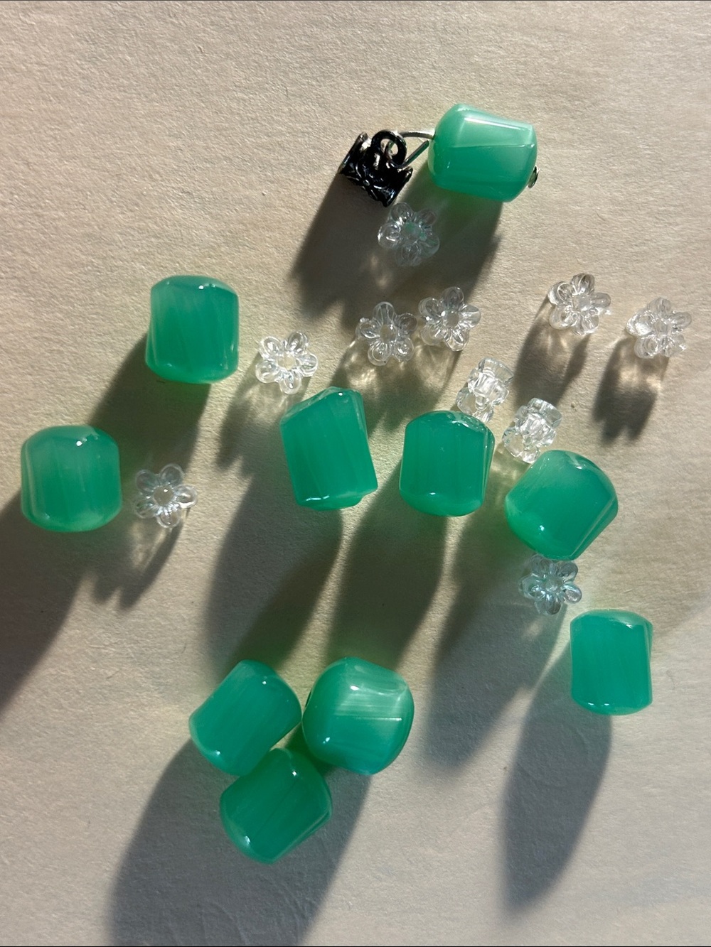 Green beads